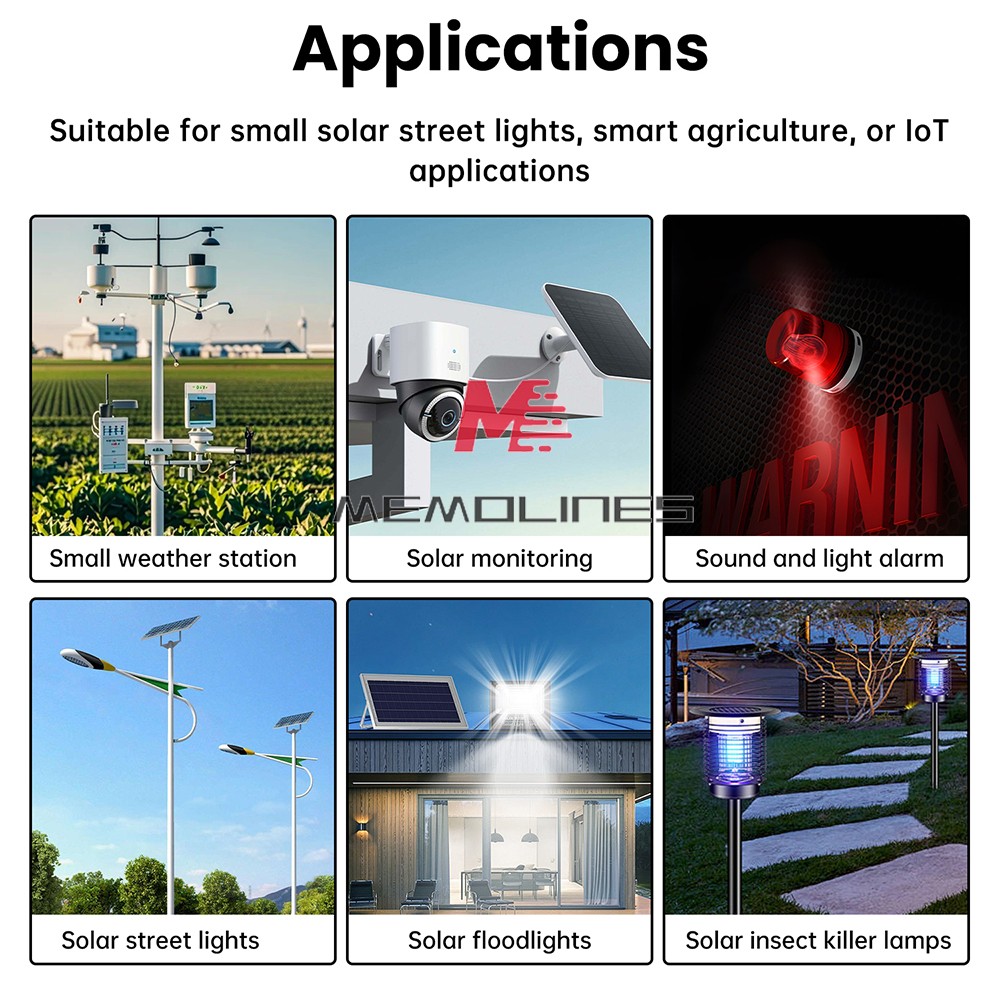 6-24V Solar Panel Power Management Module 5V 3A Supports MPPT, PD QC FCP SFCP