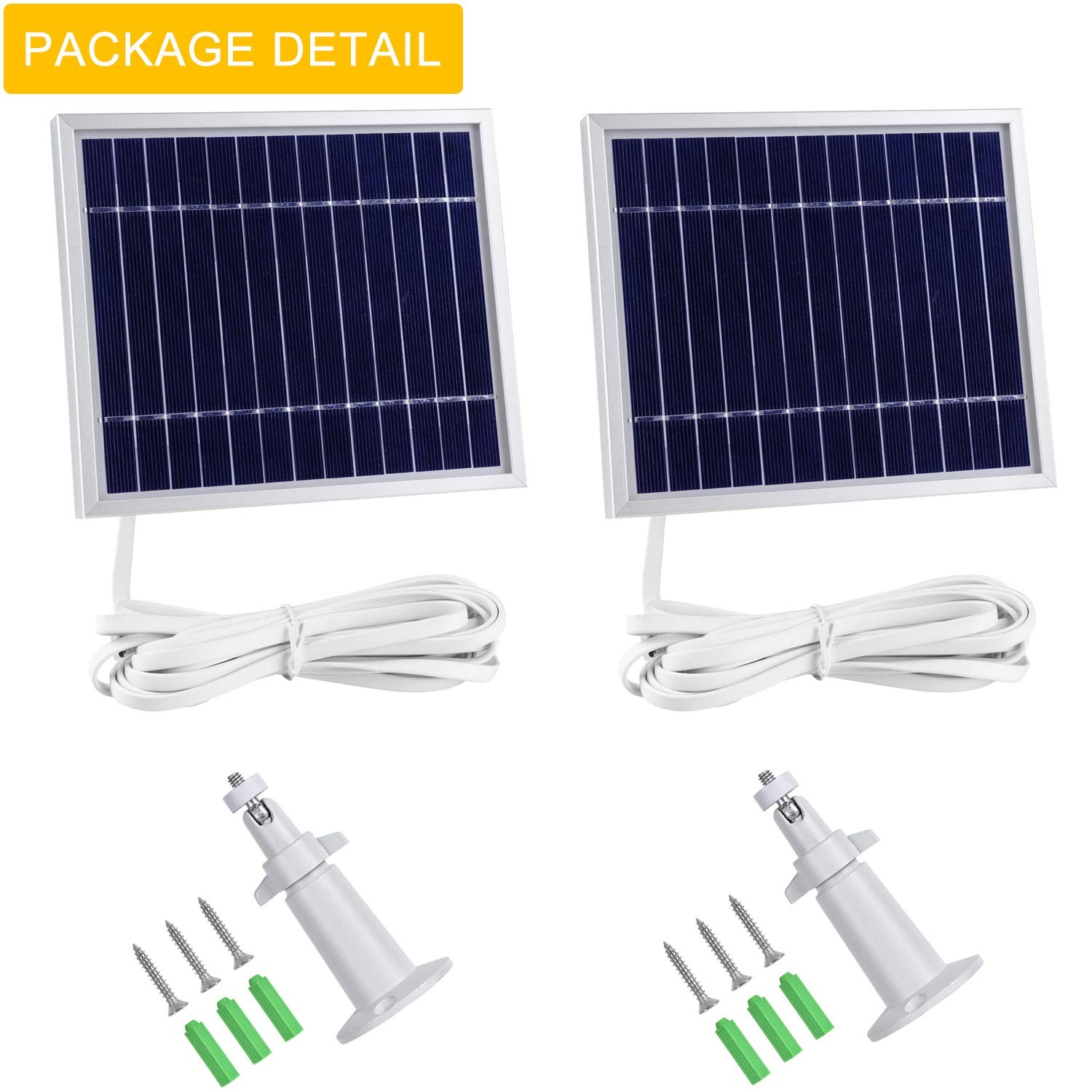 Solar Panel Compatible with Arlo Pro and Arlo Pro2 Camera,11.8FT Power Cable …