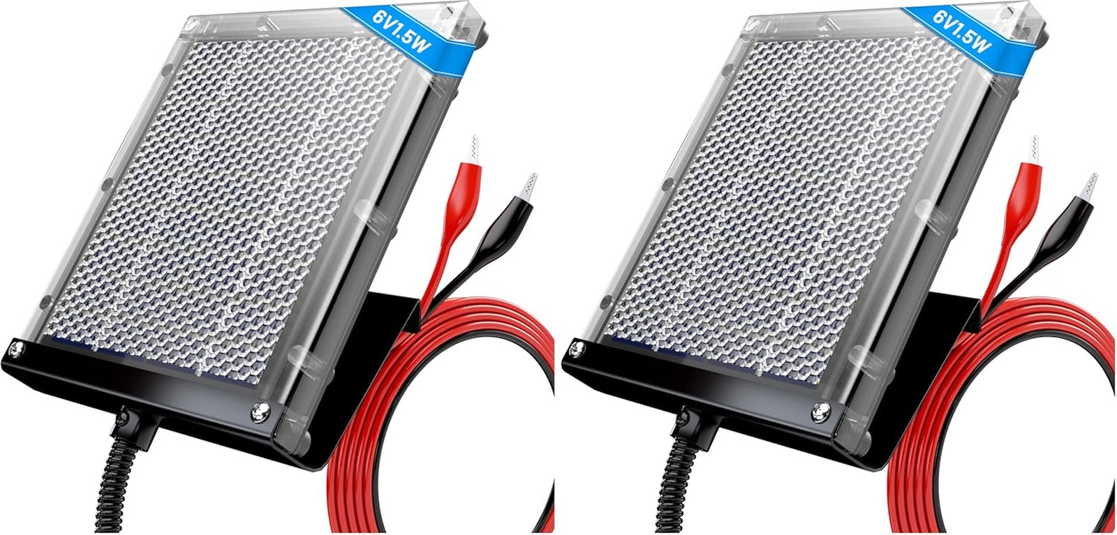 ZEALLIFE 6V 1W Solar Panel Deer Feeder Battery Charger Waterproof + Bracket