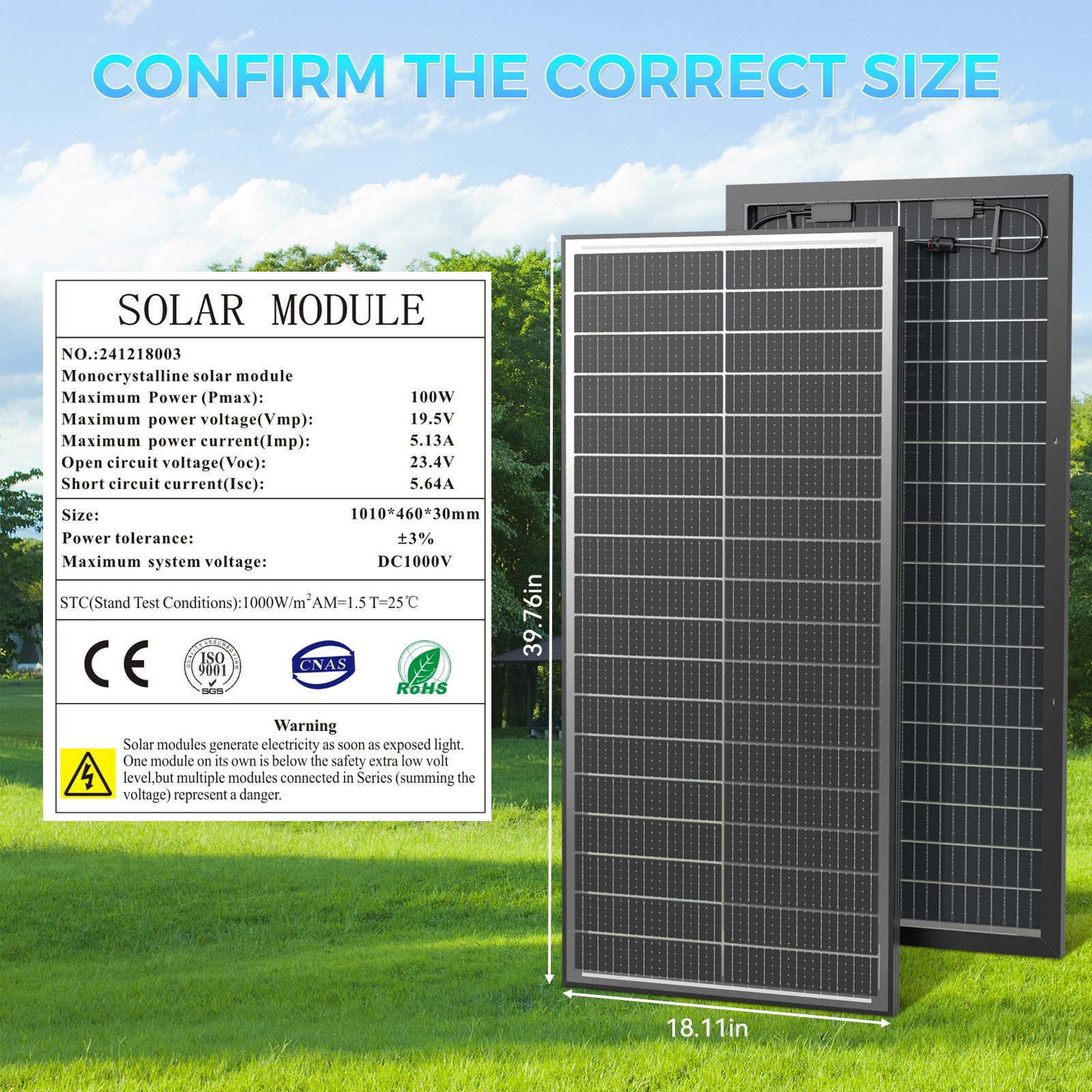 100W 200W 300W 400W 500W 1000W Bifacial Solar Panel 12V 18BB Mono Home RV Power