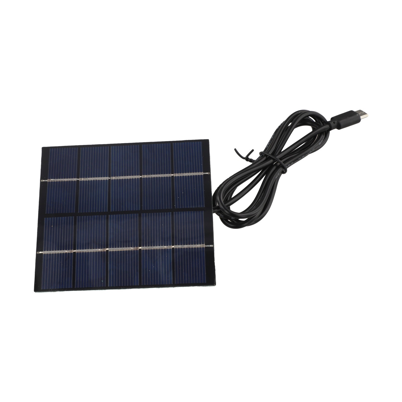 Outdoor Charger Compact Charging Solution 1 Meter USB Cable 1.5W Solar Output