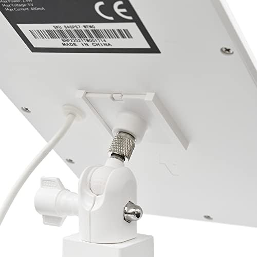 Holicfun Universal Solar Panel Gutter Mount, White | Fits Ring/Arlo/Eufy/Wyze so