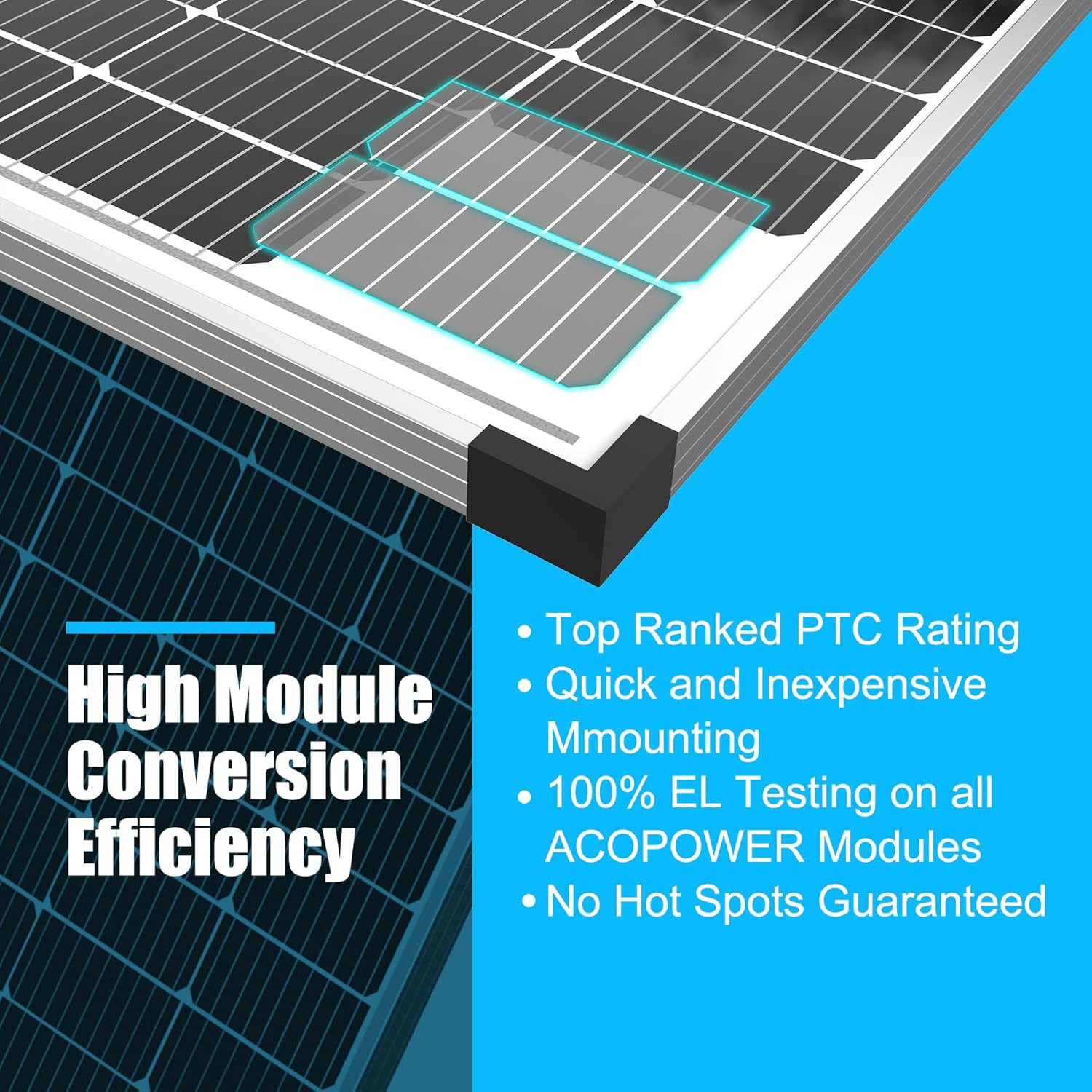 175W Monocrystalline Solar Panel for RV, Marine, and Off-Grid Power Solutions