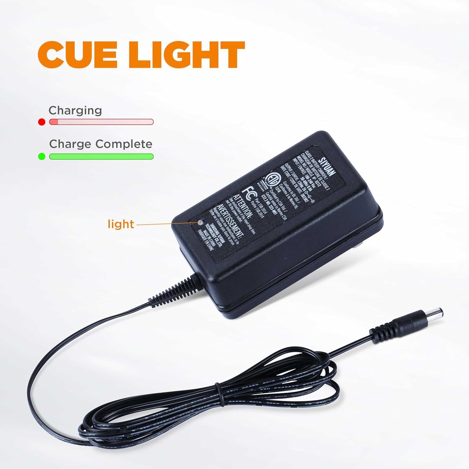 12V 2A Generator Battery Charger – 5.5mm/2.1mm DC Connector Power Supply