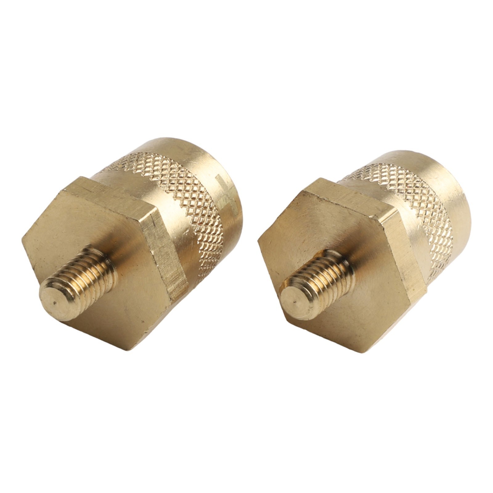 Brass Battery Poles Adapter Set Compatible with Car Batteries M6 Thread