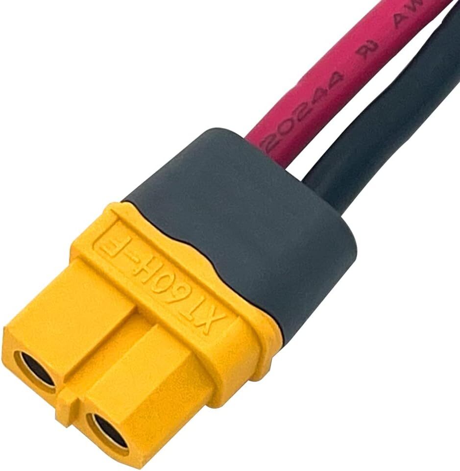 12AWG SAE to XT60 Connector Extension Cable – Solar Panel Charger 3.3ft Length