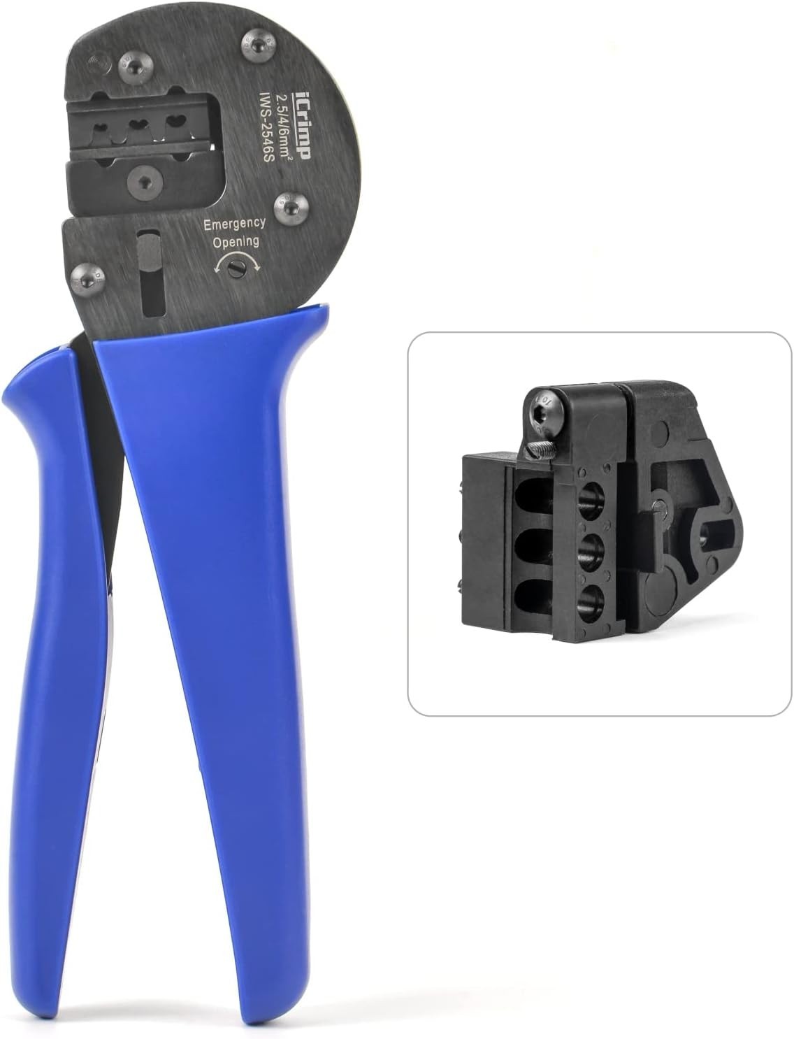 Icrimp IWS4 Solar Crimping Tools for AWG 14-10(2.5/4/6.0Mm2) Solar Panel PV Cabl