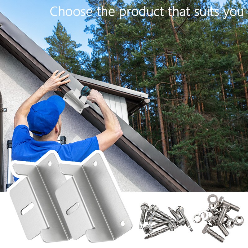 Solar Panel Z Bracket Solar Panel Mounting Mounts RV Boat Roof Wall 1 set of 4/8