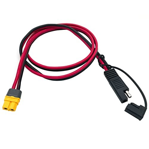 12AWG SAE to XT60 Connector Cord 12AWG Wire Extension Cable