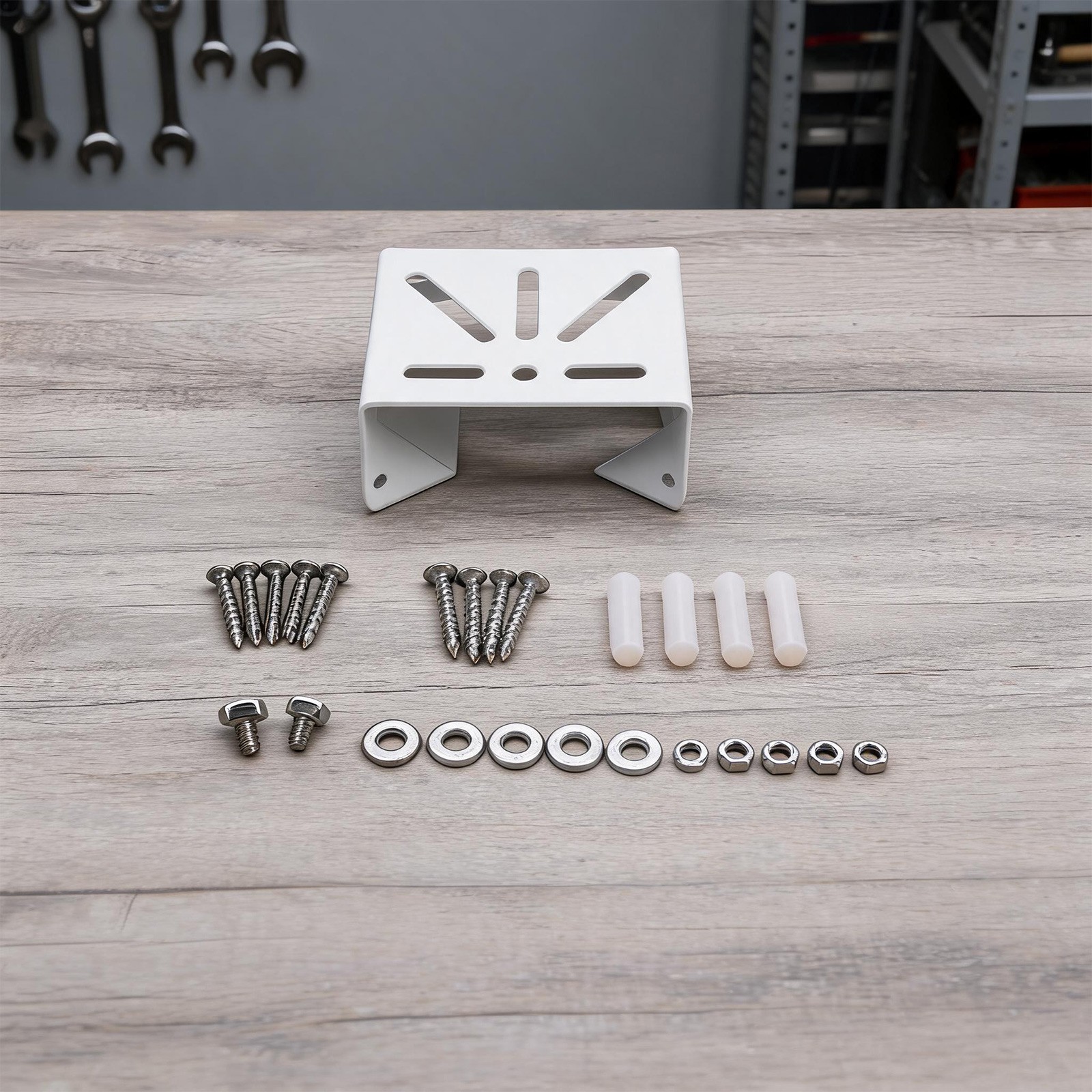 Wall-Mounted Corner Bracket for CCTV Security Cameras and Monitoring Systems