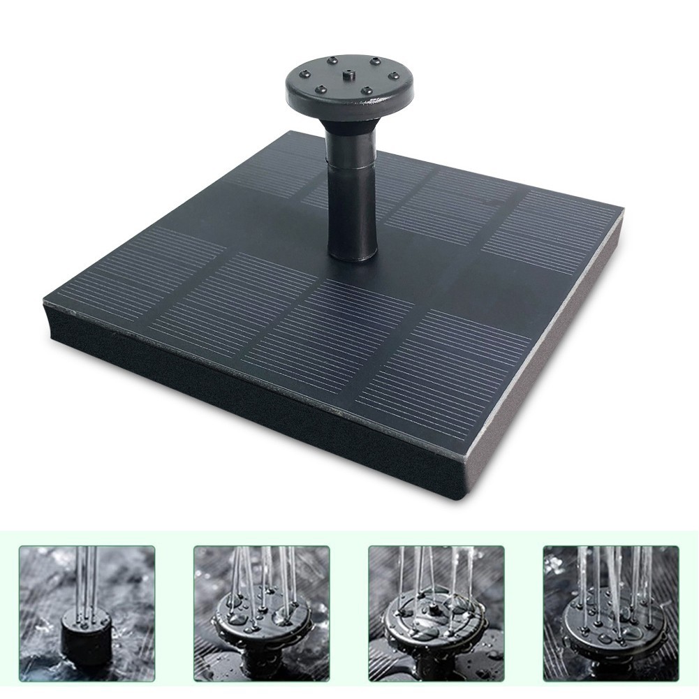 Efficient Solar Water Pump for Garden Pond and Bird Bath with Adjustable Spray
