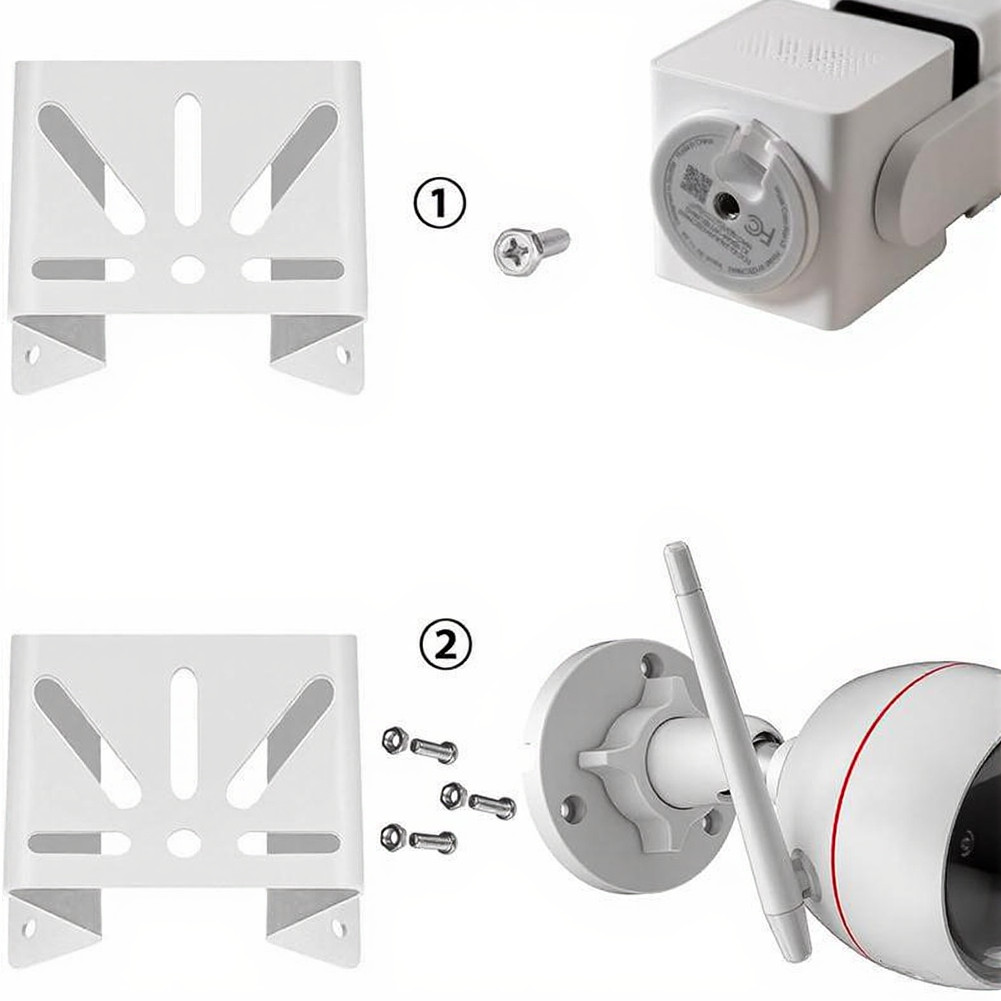 Wall-Mounted Corner Bracket for CCTV Security Cameras and Monitoring Systems