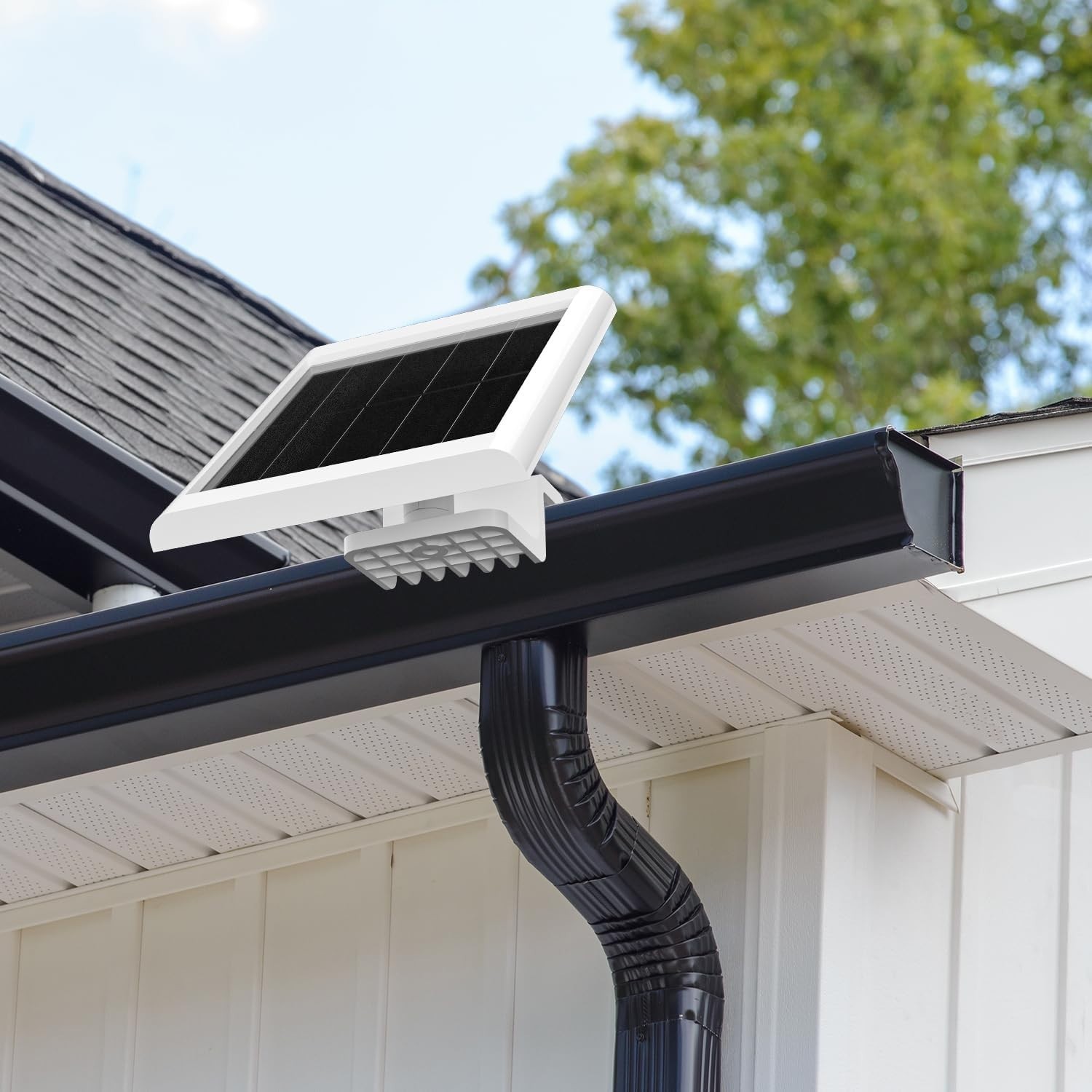 Gutter Mount Compatible for Ring Solar Panel, 360°Adjustable Universal Solar …