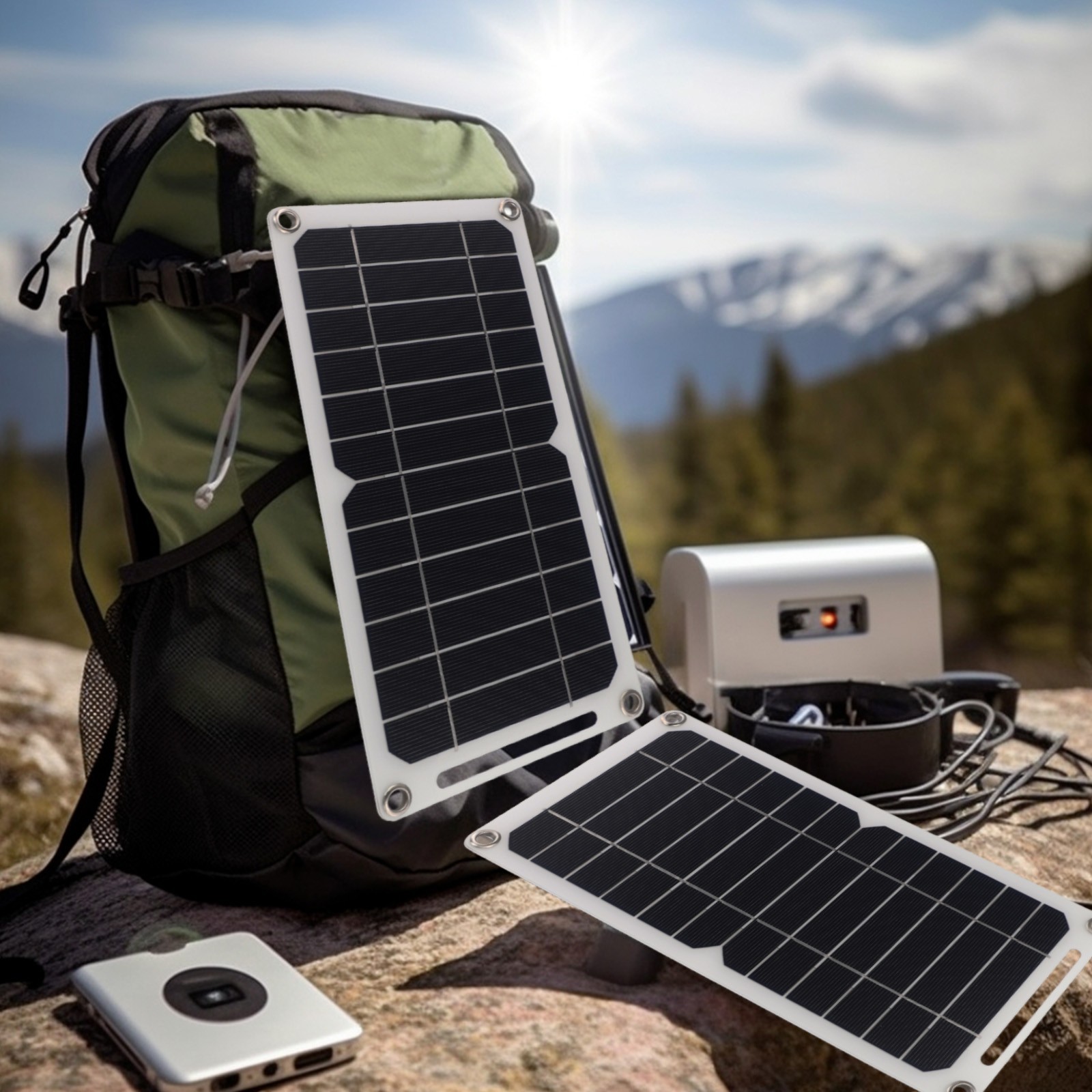 Highly Efficient Solar Panel 30W 5V Output for Portable Charging Solution