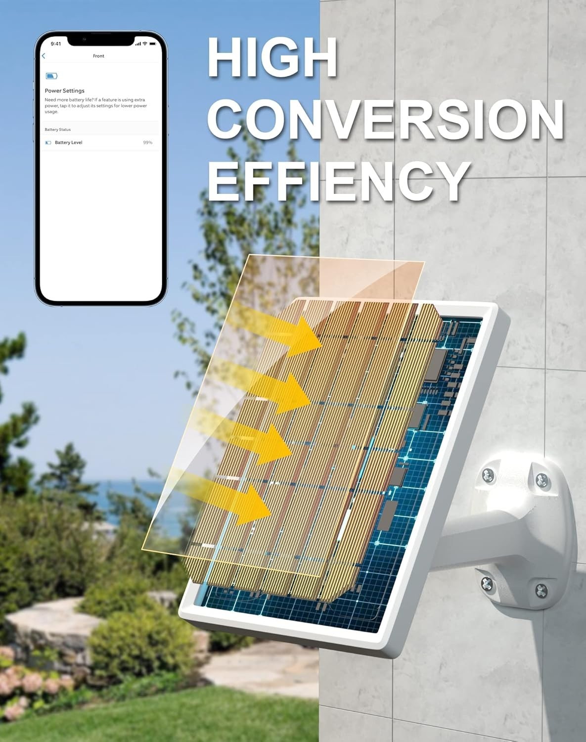 Compact Solar Panel for Ring Cameras – Easy Installation & Durable Design