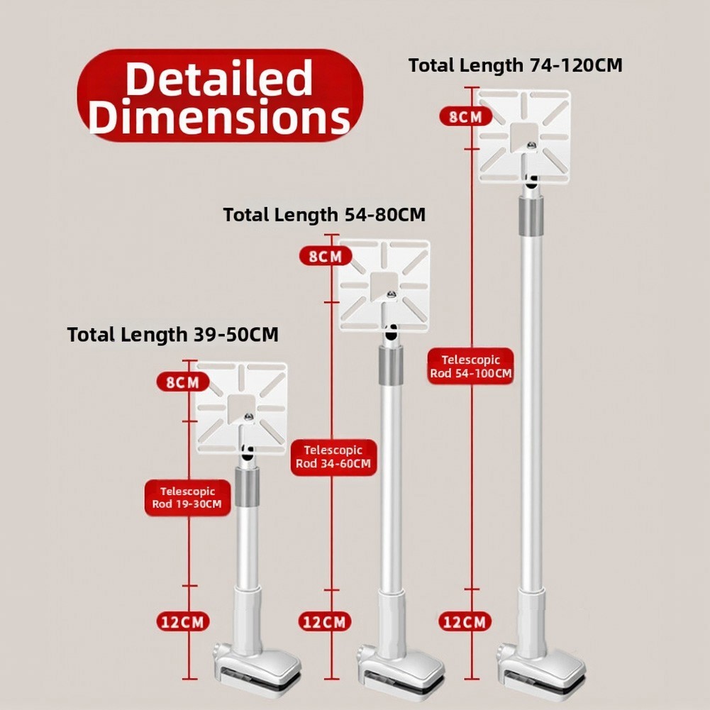 Camera Wall Mount 360 Degree Horizontal Rotation Three Telescopic Sizes