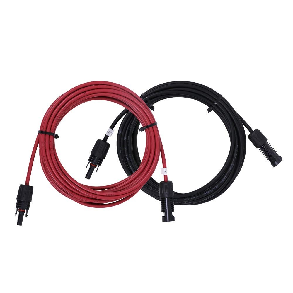 Versatile 20ft Solar Panel Extension Cable – Weatherproof & Customizable Setup