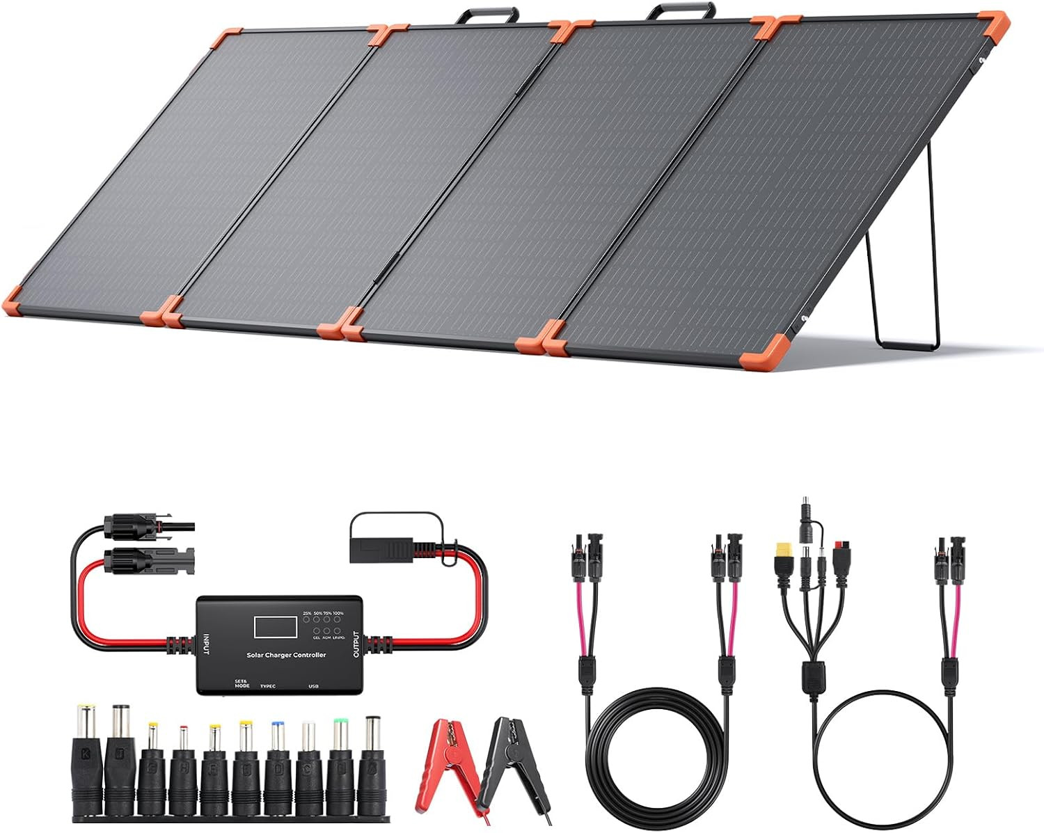 200 Watt Portable Solar Panel with 20A PWM Controller,Rv Essentials,19V Foldable