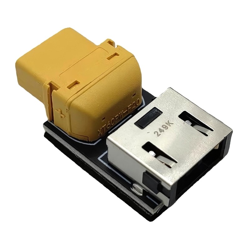 Square Port to XT60 Female Connector Power Solution for Remote Control Model