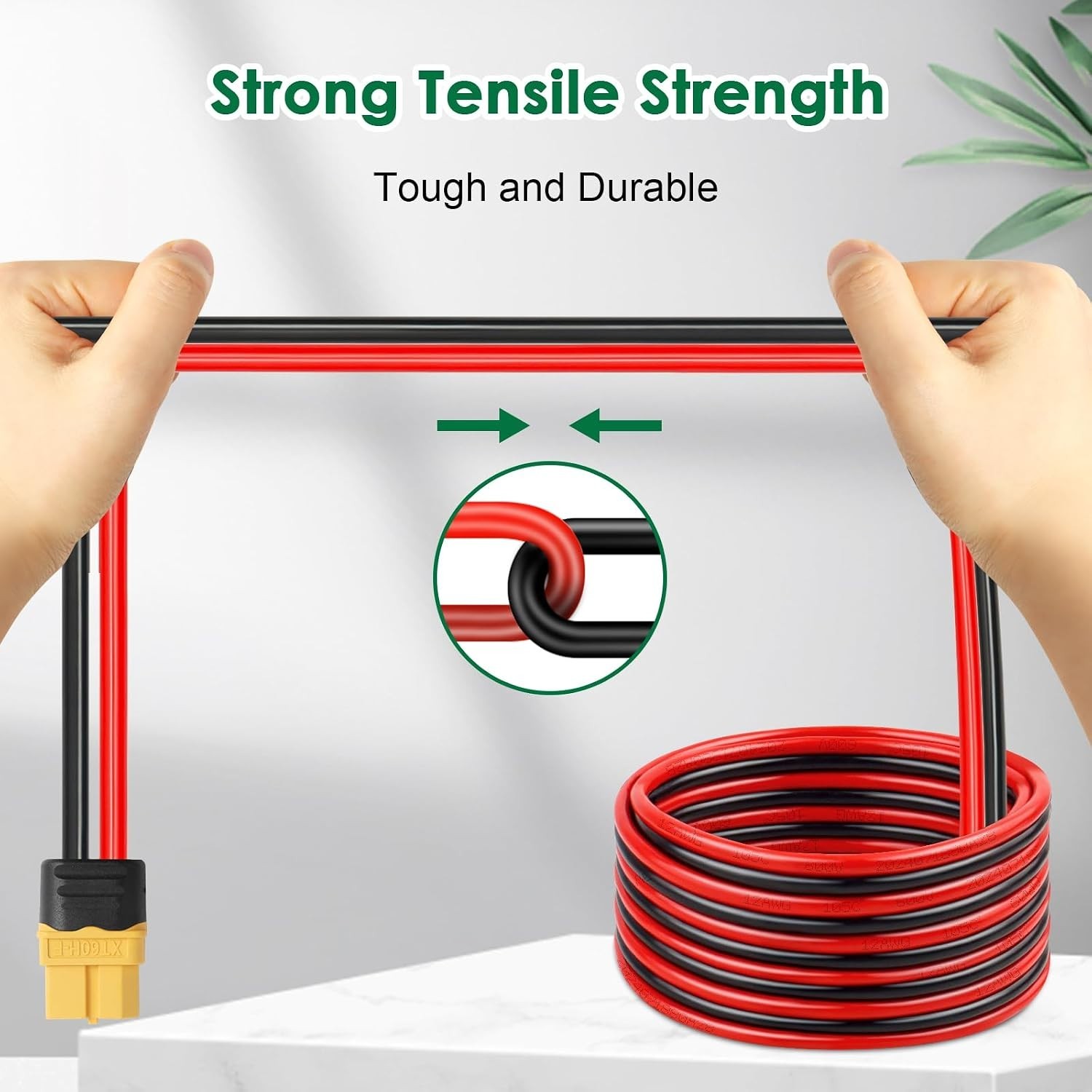 10FT XT60 Extension Cord for Power Station