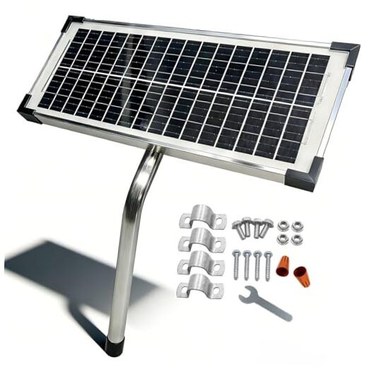 FM123 10 Watt Solar Panels Kit for Mighty Mule GTO PRO Automatic Gate