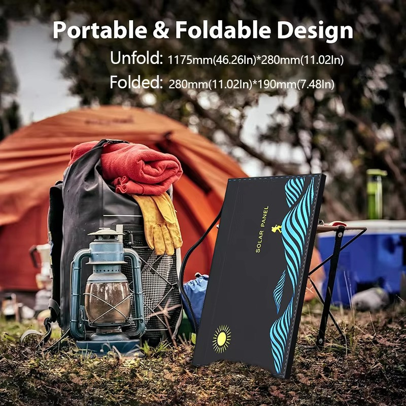 1000W Portable Camping Solar Panel USB+DC Solar Charger