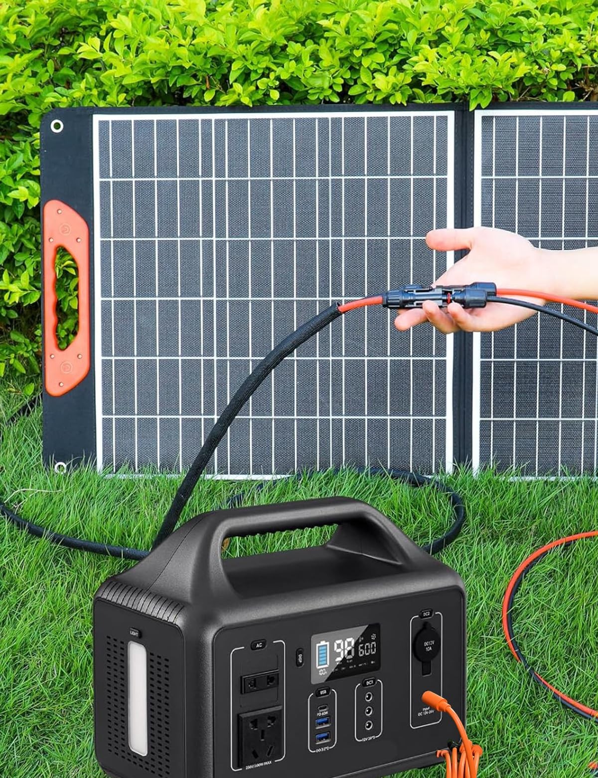 Universal 7-in-1 Solar Panel Adapter Kit, 3.6 Feet MC4 & DC 8mm Cable, XT60, …