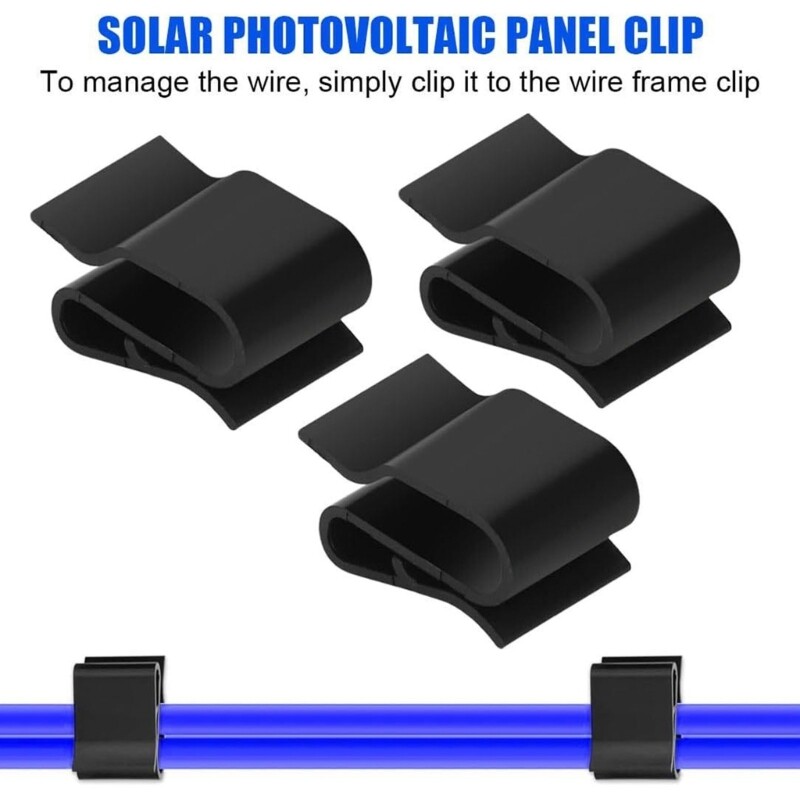 30Pcs Multipurpose Photovoltaic Cable Clip for Home Easy Installations