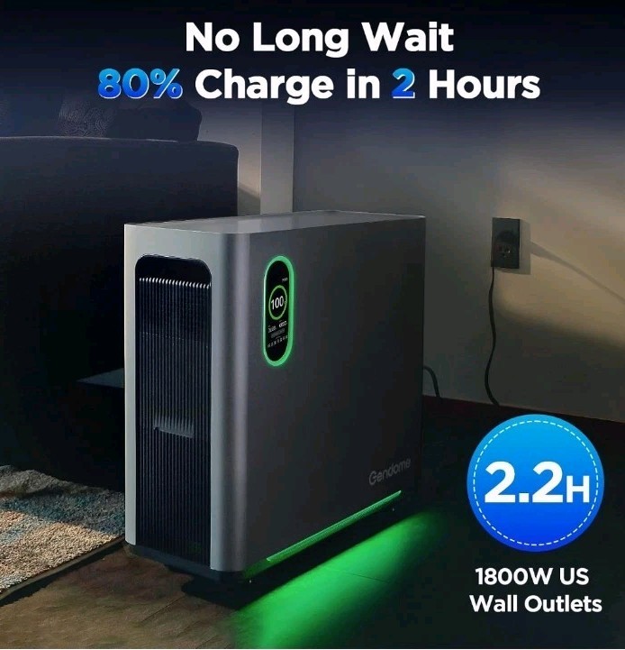 3000W Power Station Power Bettery Supply Off-grid Back-up with Gendome App