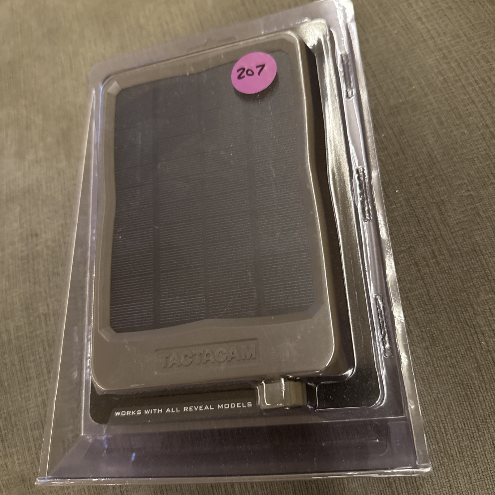 Tactacam External Solar Panel for Cellular Security Camera For Reveal Model x xB