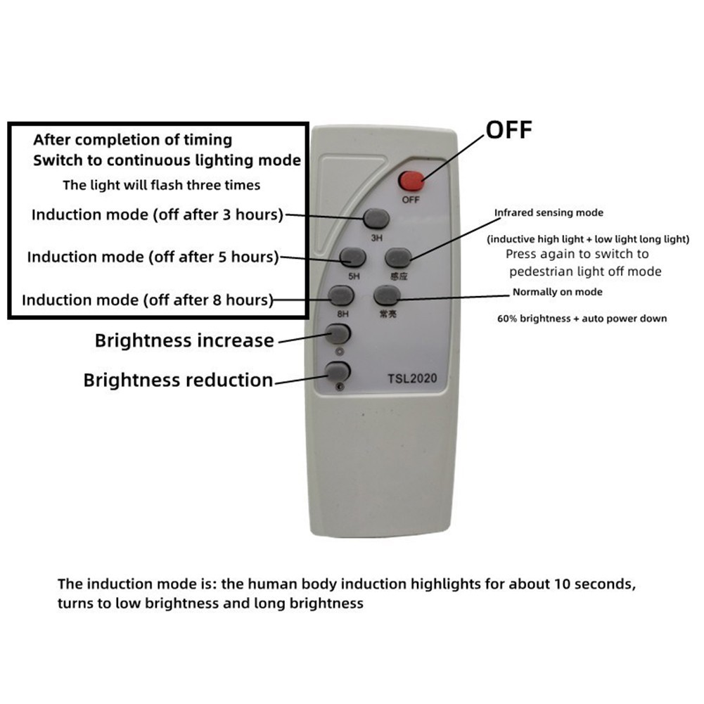 Induction Solar Lamp Circuit Board with Dual Mode Sensing and Remote Control