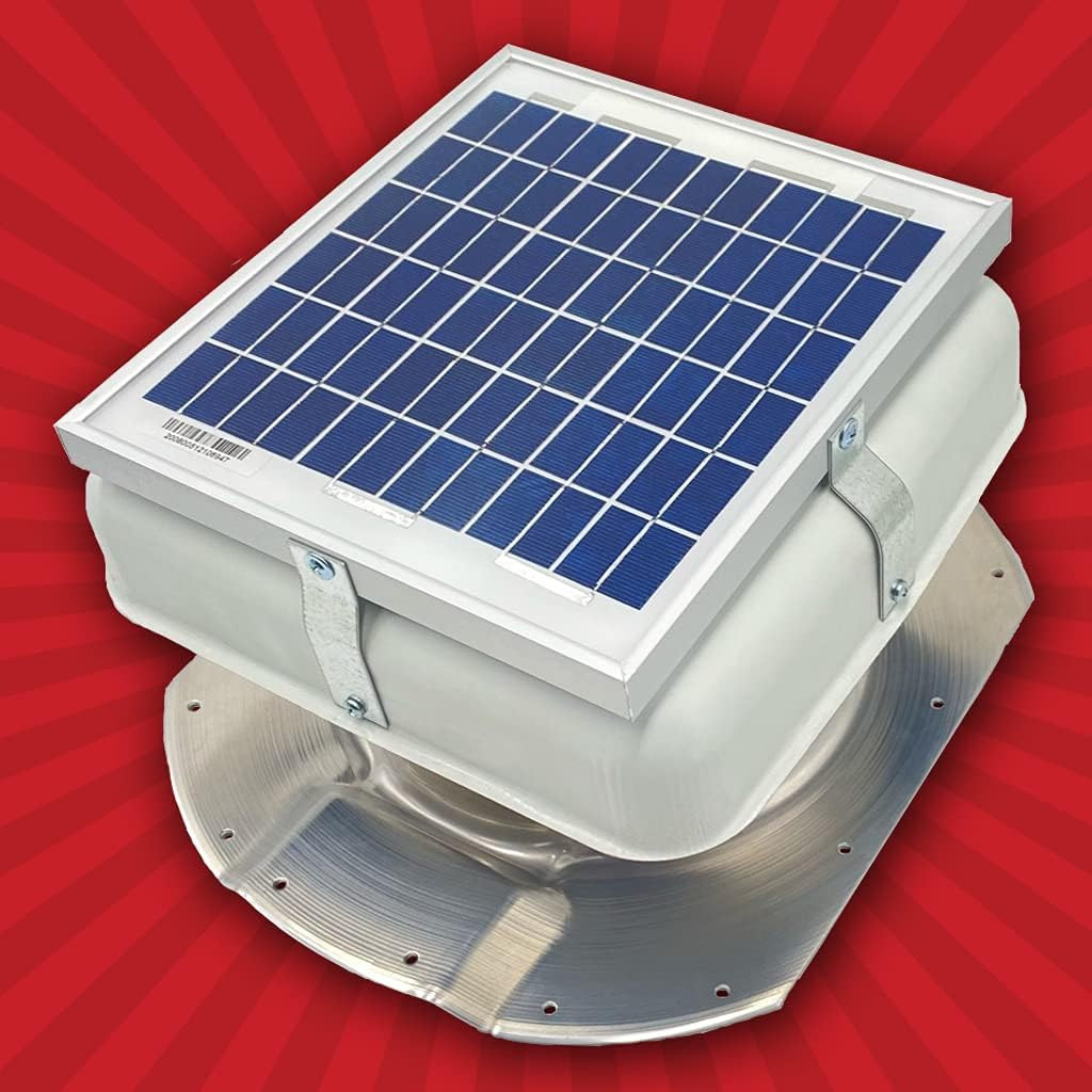 Solar Mega Roofblaster for 3.5” Conex Containers – Ventilate with Solar Power