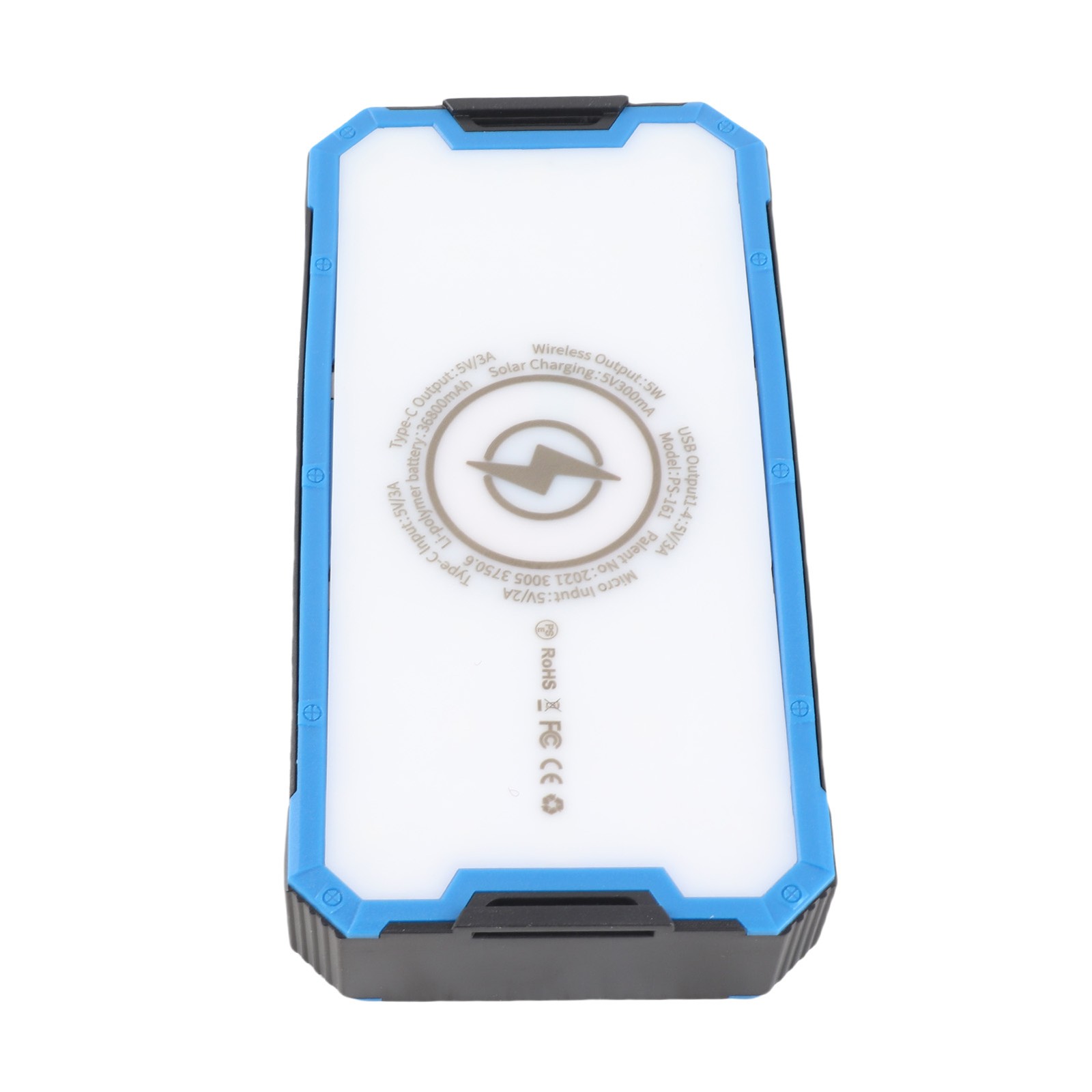 Solar Power Bank Waterproof wireless 36800mAh Fastest Charger 4USB Charging Port