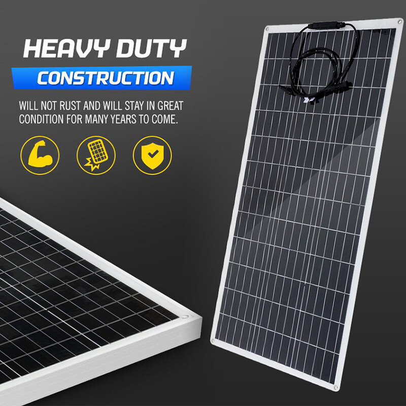 300W 100W Solar Panel Battery Charger Controller Home Car Trailer Boat RV Camp