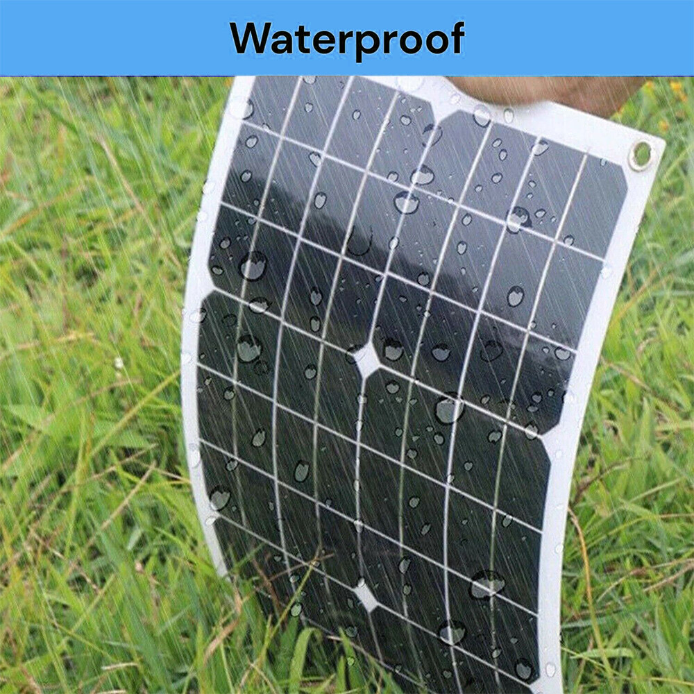 300W 12V Solar Panel Kit Solar Panel 30A Controller USB Port Portable Solar US