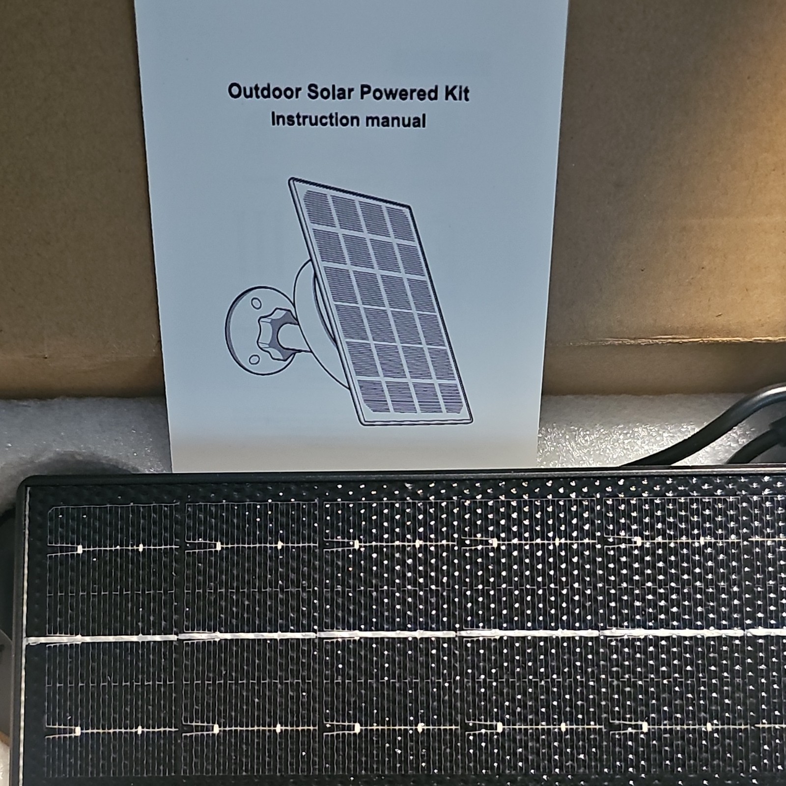 Outdoor Monocrystalline Solar Panel Kit 3W IP66 Voltage Adjustable Eco-Friendly