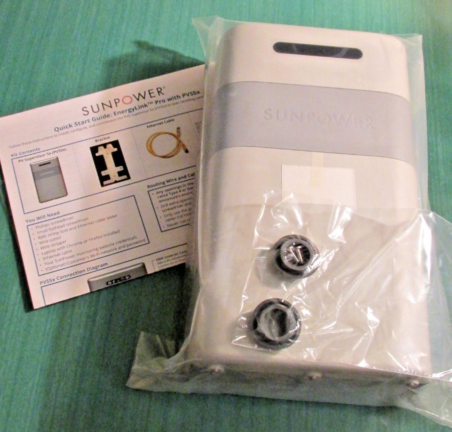 SunPower PV Supervisor 5X – Solar Monitoring System – Pt. 517463 -NIB (Open box)