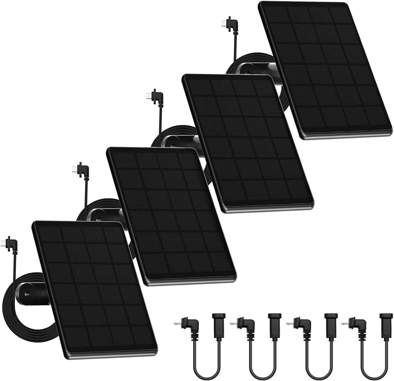 4 Pack 6W Solar Panel for Blink Camera, 2500mAH Panel Compatible with …