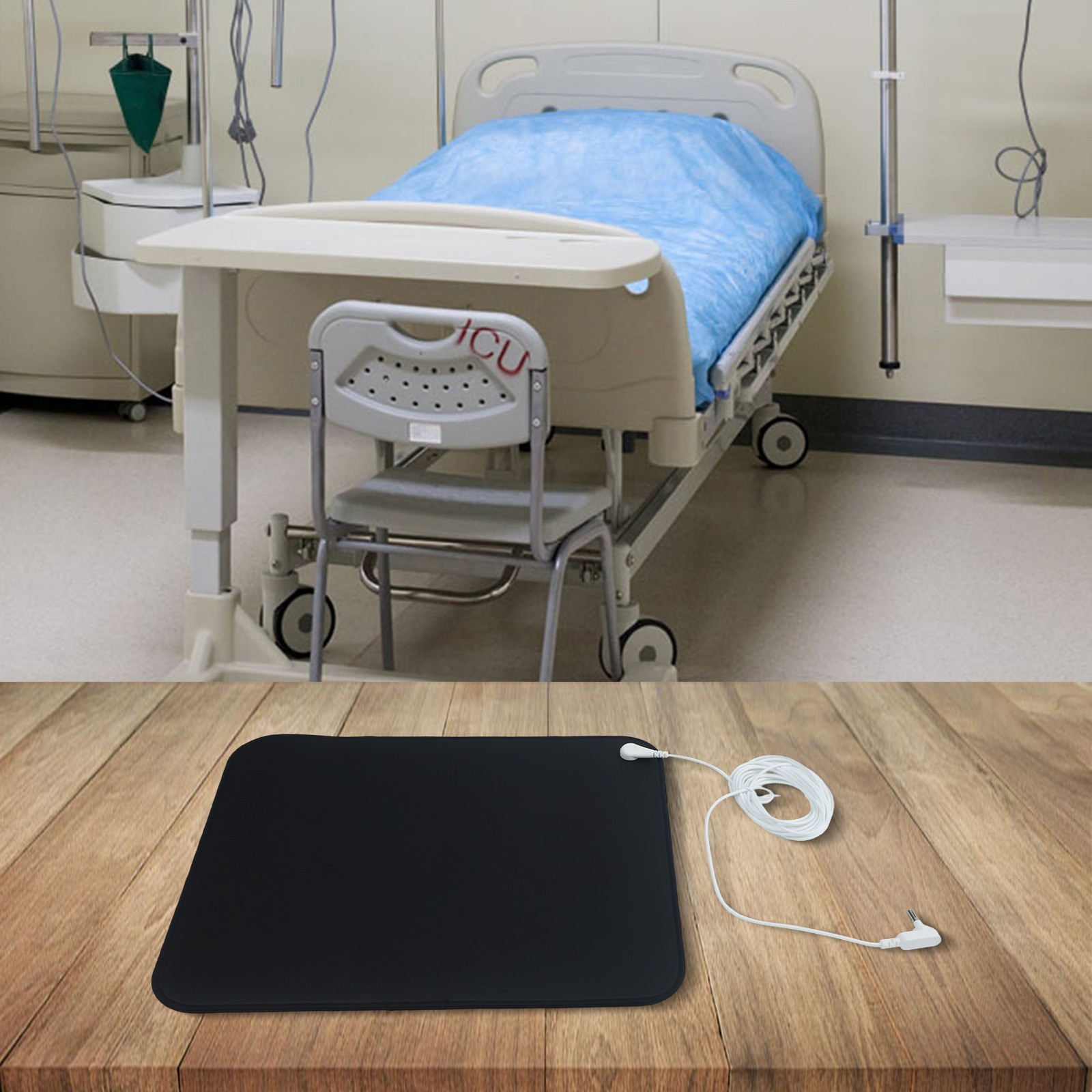 Comfort Focused Grounding Mat with Rubber Base Prevents Slipping During Use