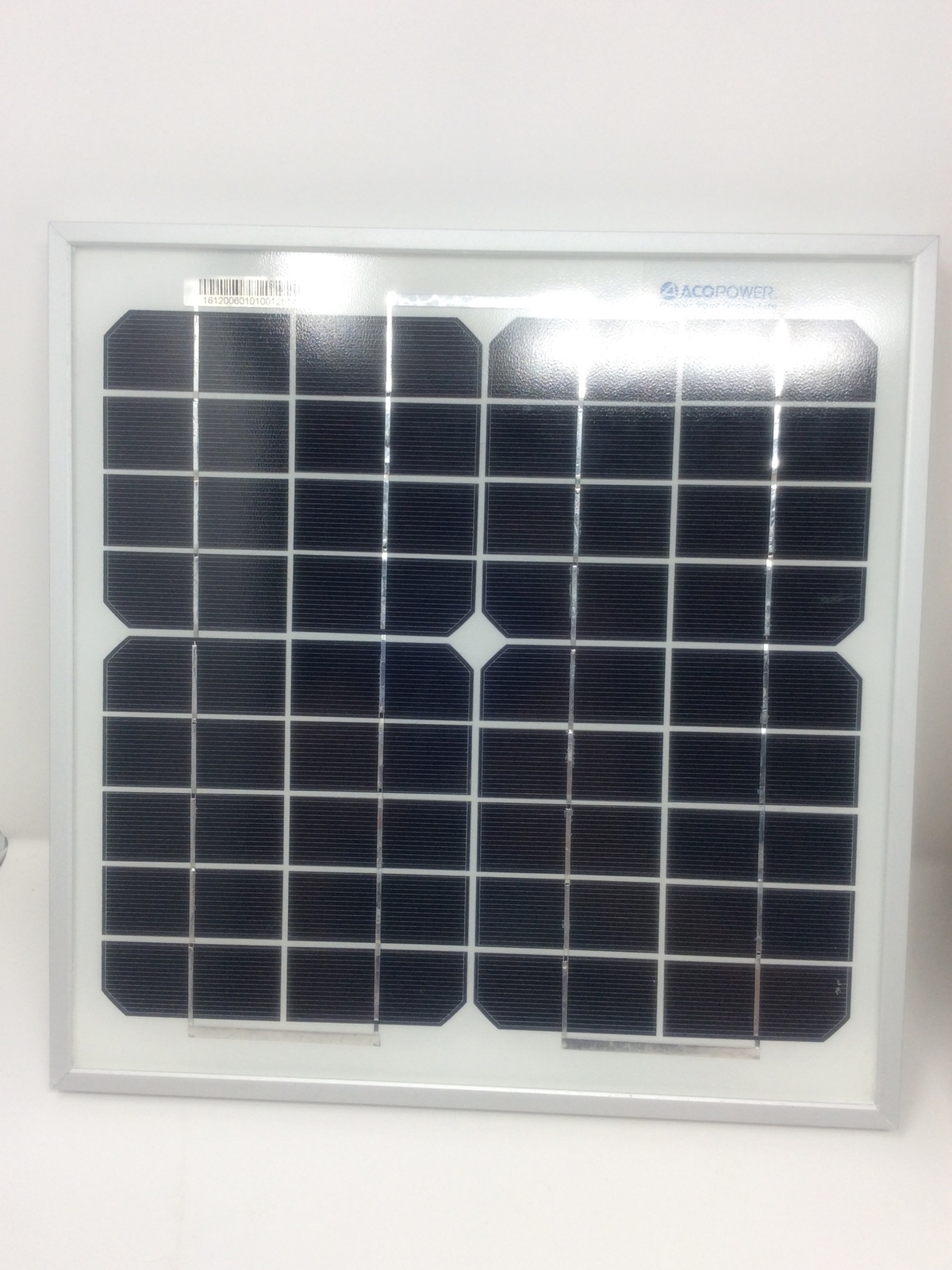 ACOPOWER 10w 10Watt Mono Solar Panel for 12V Battery Charging RV Boat, Off Grid