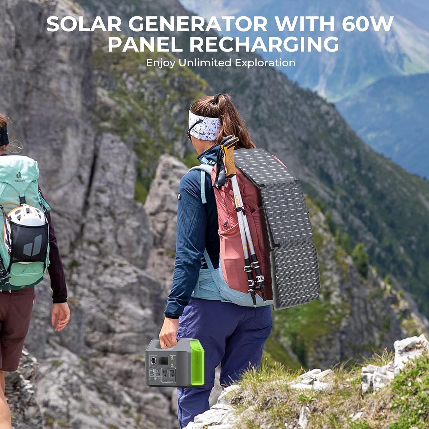 Portable Solar Generator Lithium Battery 300W Power Station for Camping