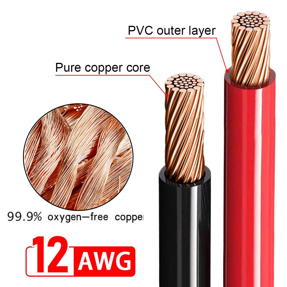 12 AWG XT60 Female to Solar Connector Extension Cable Wire for Solar Generator