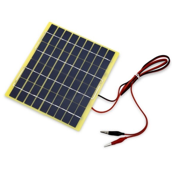 The Solar panel 5W 18V rechargeable 12V battery polycrystalline silicon panel