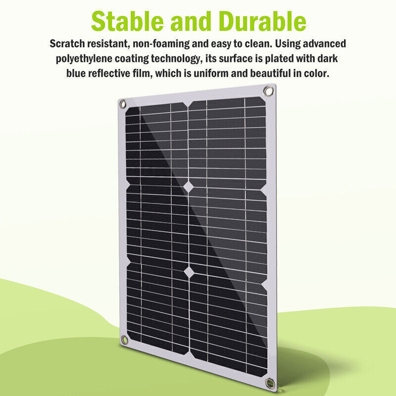 400 Watts Solar Panel Kit 100A 12V Battery Charger w/ Controller Caravan Boat RV