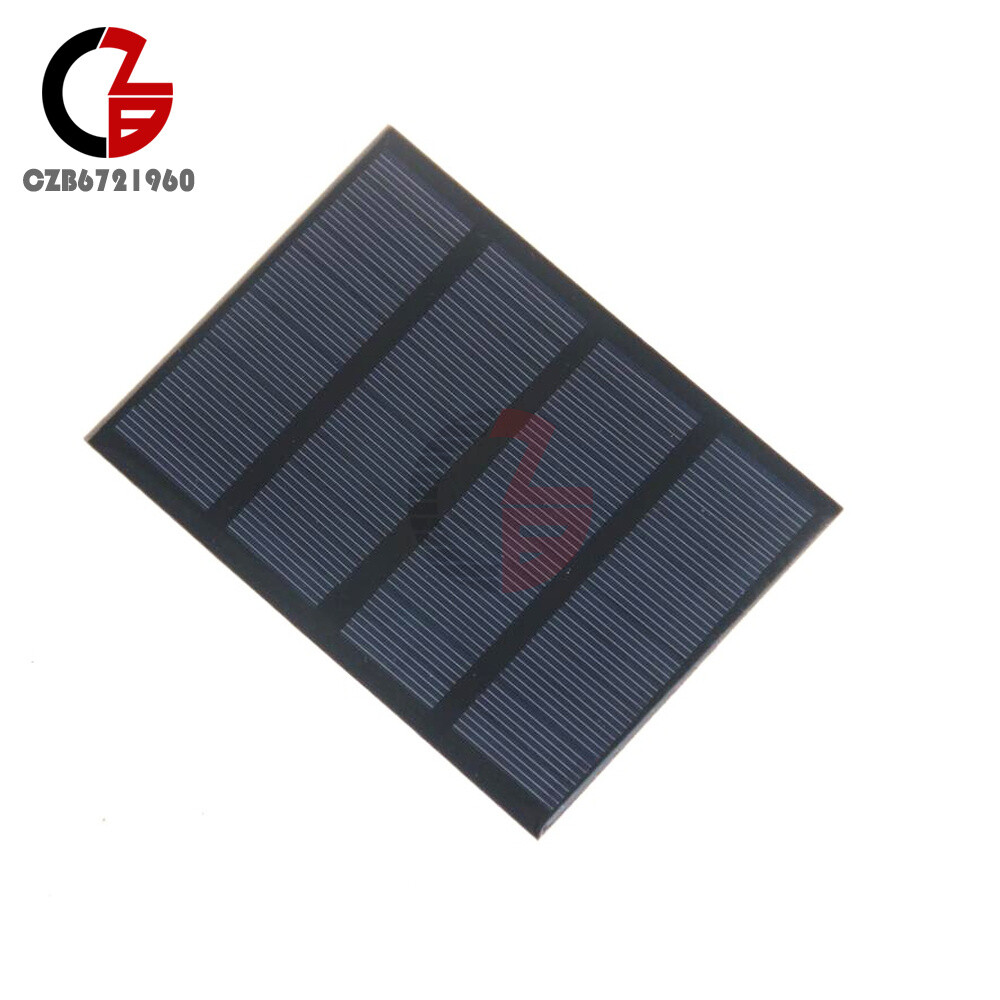 Mini Mono Solar Panel Small Solar Cell PV Module Charger 0.5V/2V/5V/6V/9V/12V