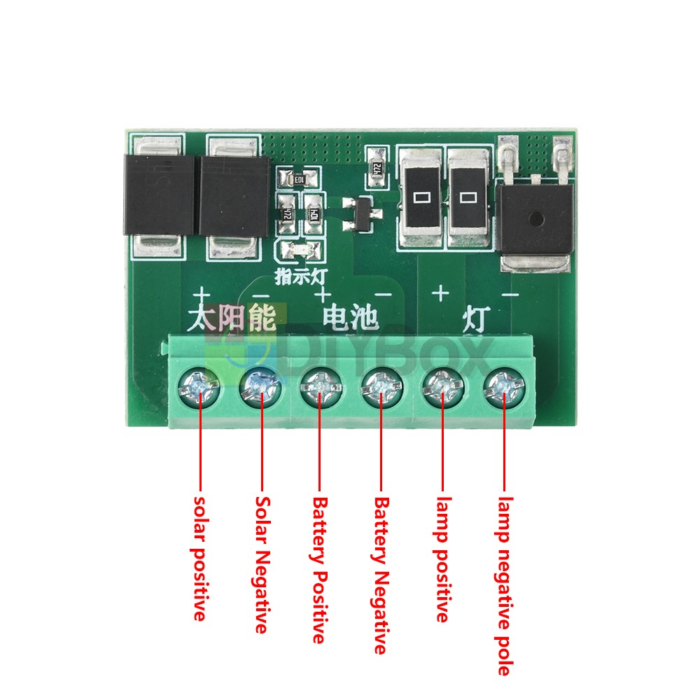 DC 6-45V Solar Street Light Control Circuit Board LED Auto Solar Light Drive 10A