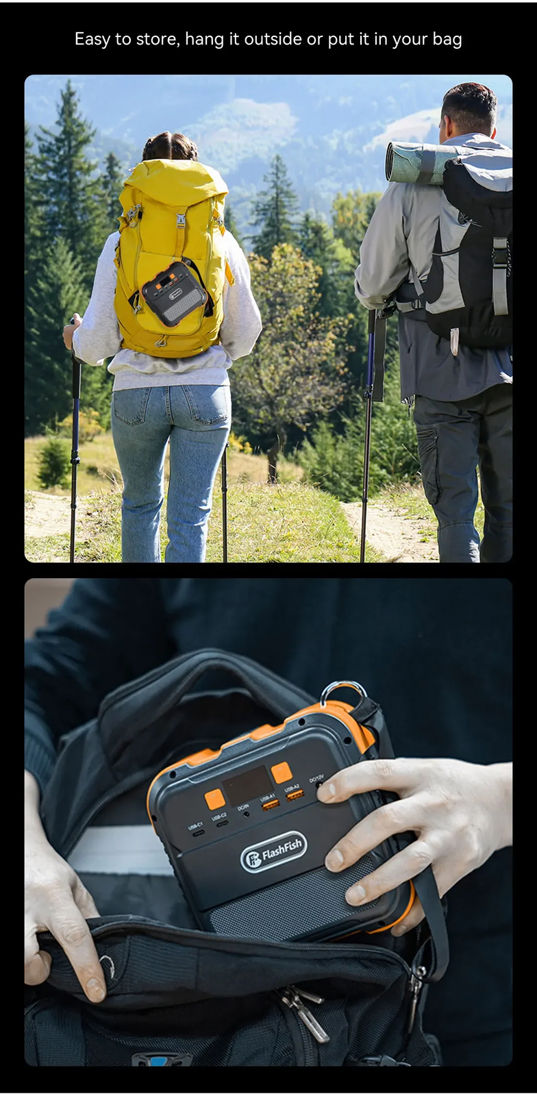 98Wh/26800mAh 120W Portable Power Station Mobile Supply Solar Generators Battery