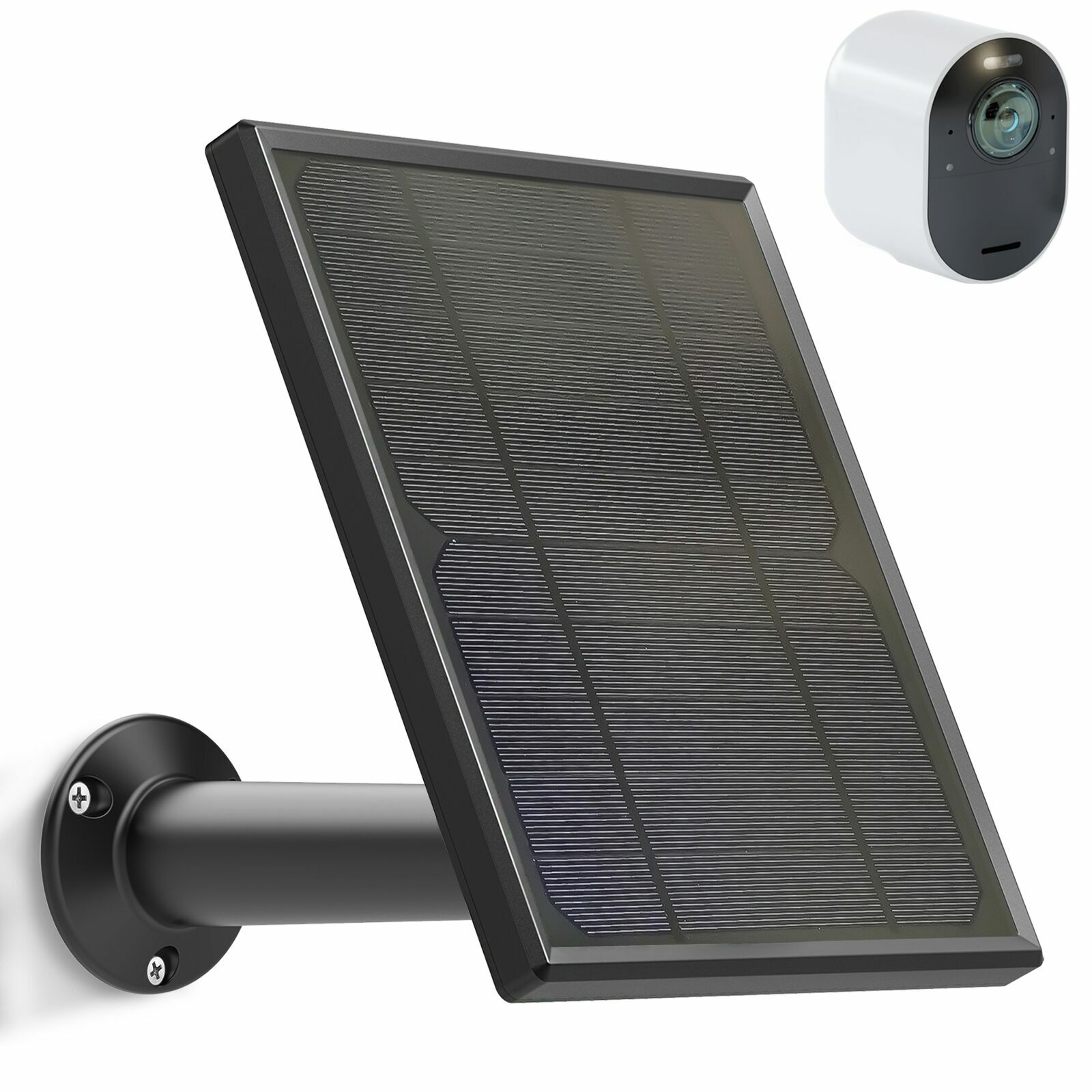 6W 6V Solar Panel Charging for Arlo Ultra/ Ultra 2/ Pro 3/ Pro 4/ Go 2/ PRO 5S