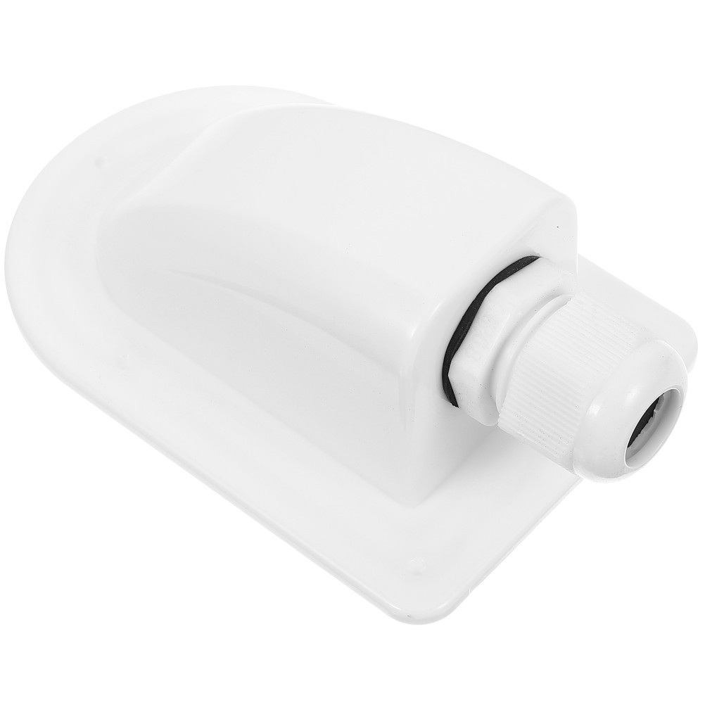 ABS Solar Cable Entry Box Single Hole Waterproof Wire Entry Case for RV Use