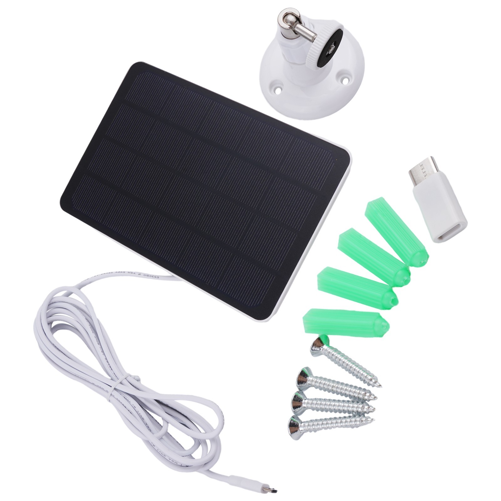 Long Lasting Solar Panel Charger for CCTV Security Cameras and More